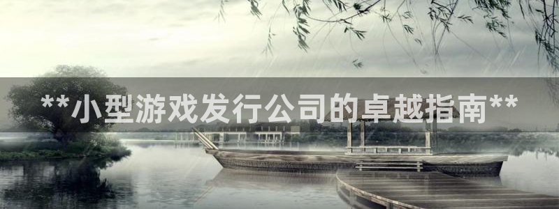 门徒平台商 411O31 门徒：**小型游戏发行公司的卓越指南**